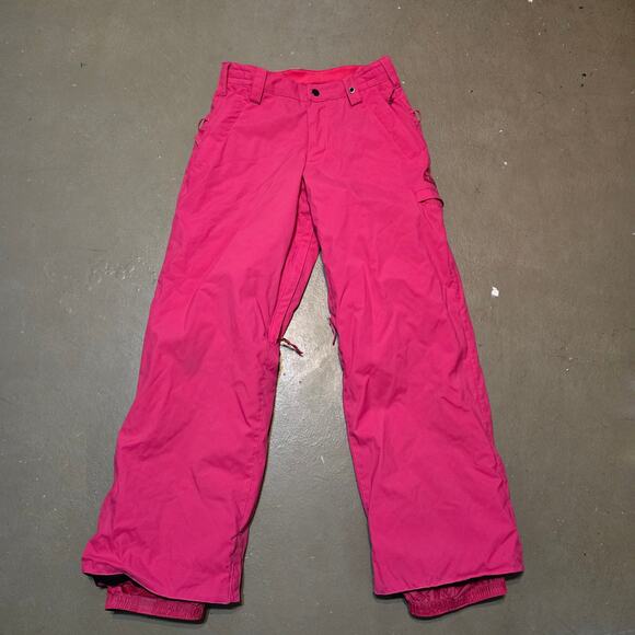 Burton Sugar & Spice Sweetart Pink Adjustable Snowboarding Pants Girls Size XL - Picture 1 of 7